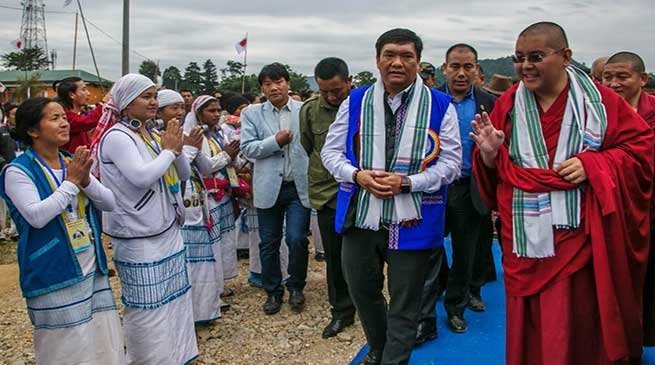 Arunachal: Khandu attended the Indigenous Faith Day celebration at Pasighat