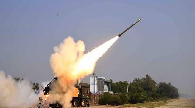DRDO Successfully Test-Fires of Pinaka missile