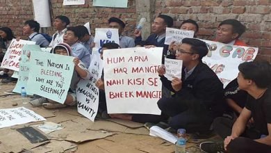 Arunachal: Students dharna against CAA
