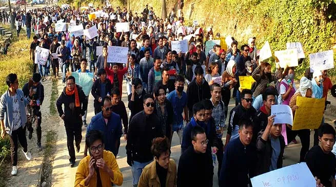 Arunachal students join anti-CAB protest
