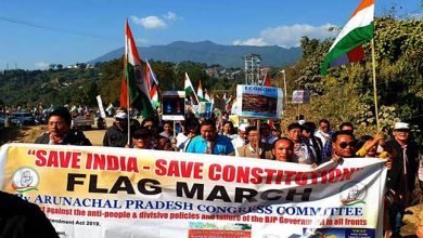 APCC rally against CAA with slogan "Save India Save Constitution"
