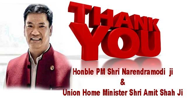 Pema Khandu thanks PM, HM for exempting Arunachal from CAB 
