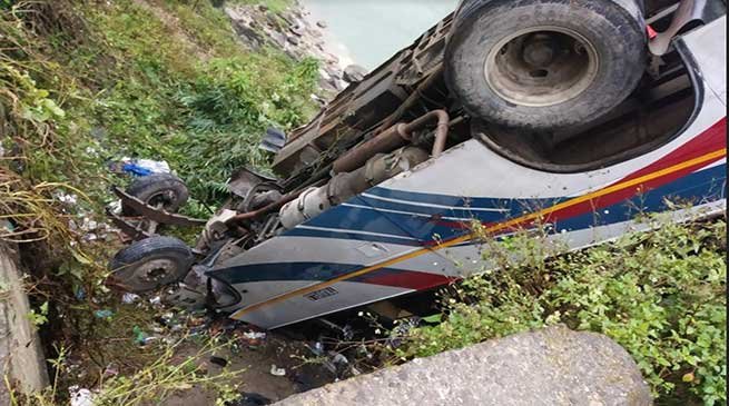 Arunachal: Night super passenger bus met with an accident, several injured