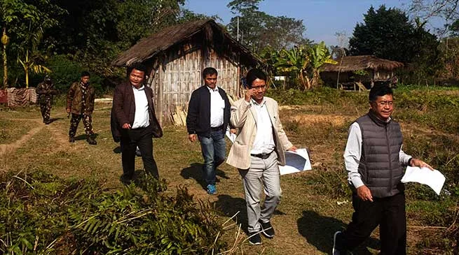 Arunachal: FFC of AITF visits villages of Namsai in connection with recent violence 
