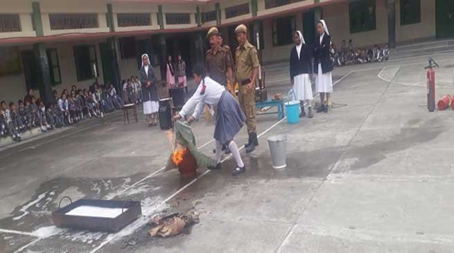 Itanagar: Fire and Evacuation Drill conducted in school         