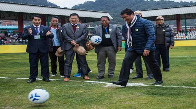 Arunachal: Khandu dedicates Padi Yubbe outdoor stadium to the people of Lower Subansiri