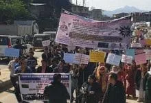 Itanagar: Protest rally demanding action against alleged rape accused