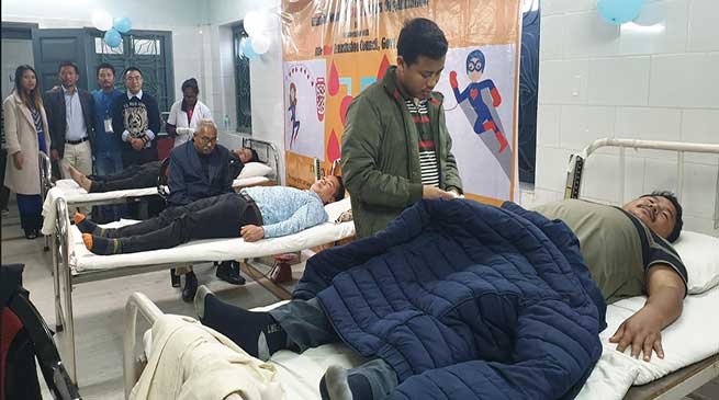 APCS aspirants donate 105 units of Blood in service of humanity