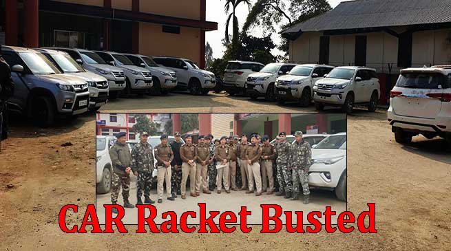 Itanagar: Capital police busted Car racket, 4 arrested, recovered 9 Fortuner, 1 Creta and 2 Brezza