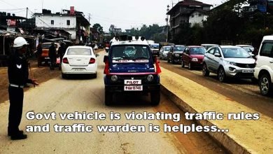 Itanagar: Is traffic rule only for common public and commuters ?
