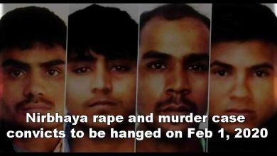 Nirbhaya rape and murder case: convicts to be hanged on Feb 1, 2020