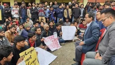 Arunachal: NIT students stage dharna, demanding their permanent campus