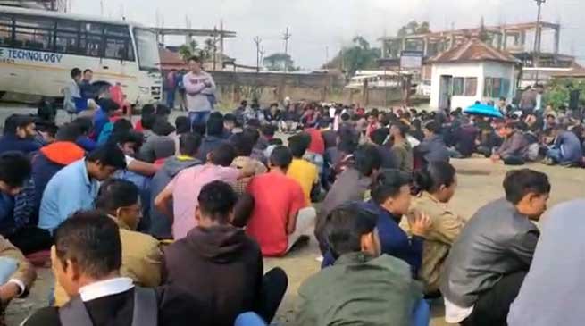 Arunachal: NIT students go on strike demanding permanent campus