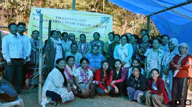 Arunachal: RKMMS organised Training programme on Large Cardamom Fiber Craft  at Mammao