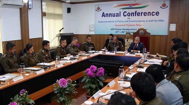 Arunachal: Governor addresses the annual conference of State Police