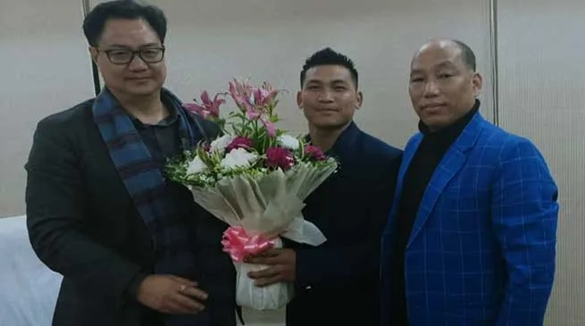 Rijiju assures for all possible support to promote Para Sports in the state- Techi Sonu
