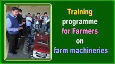 Arunachal: Training programme for Farmers on farm machineries