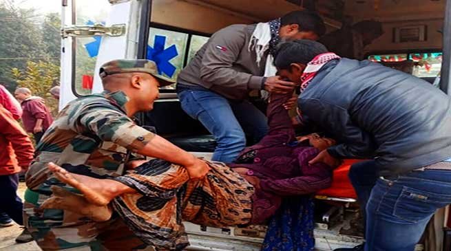 Assam: 6 Killed, 20 injured in bus accident, Army rescues Passengers
