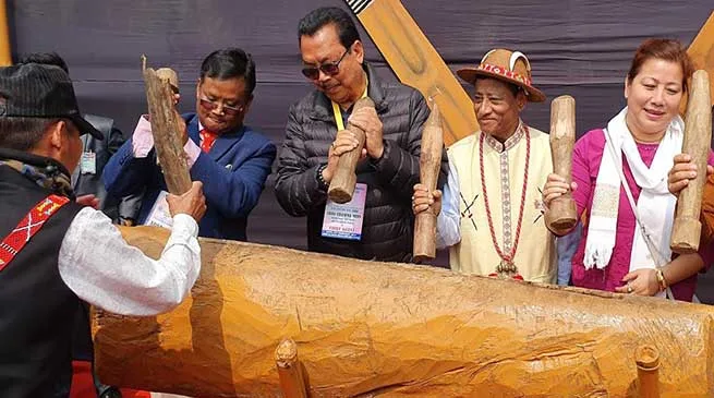 Arunachal: Chowna Mein attends Oriah Festival of Wancho Community