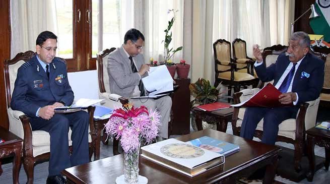 Arunachal: Governor chairs high-level Air Force and State Government Officers’ meeting