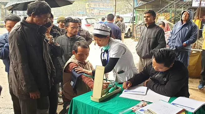 Free Medical and Health Checkup camp for IMC workers held at Heema Hospital