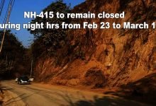 Arunachal: Itanagar-Naharlagun NH-415 to remain closed during night hrs from Feb 23 to March 1