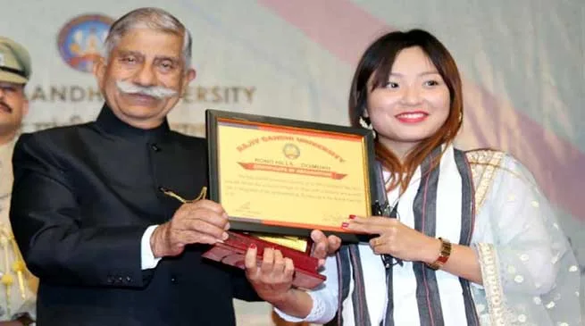 Arunachal: Governor attended RGU foundation Day celebration