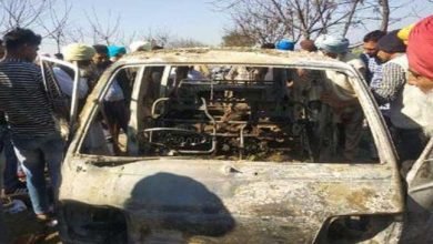 4 children burnt alive as school van catches fire in Punjab