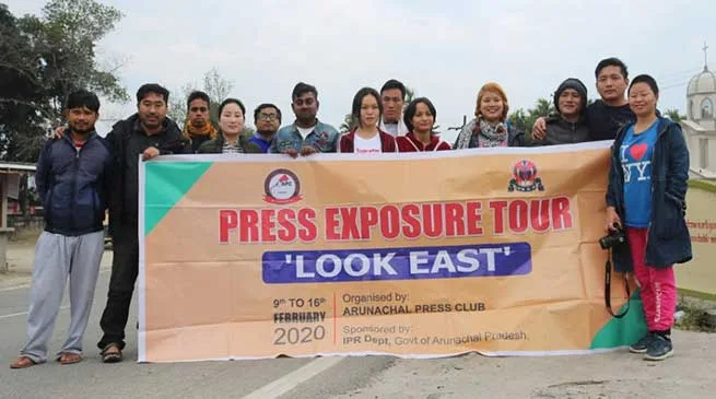 State Journalists on East Arunachal Tour