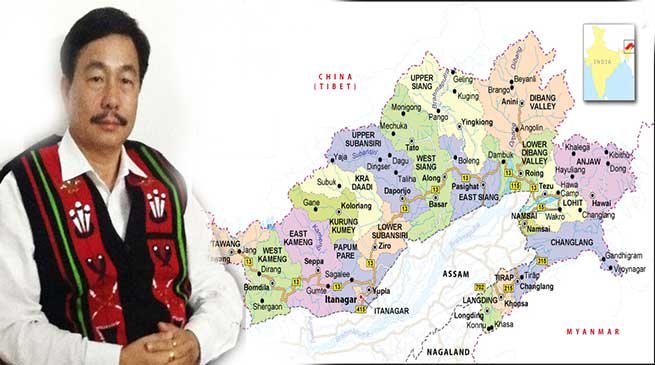 Tapir Gao urges Centre to redraw Arunachal Atlas showing proper demarcation of state boundary