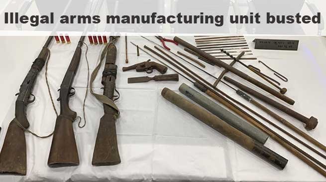 Arunachal: Illegal arms manufacturing unit busted, 2 held in Roing