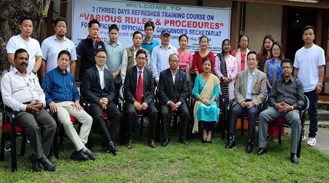 Arunachal: Refresher training course for Raj Bhawan Officials