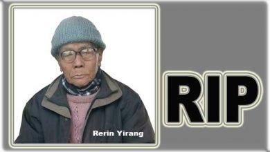Arunachal: Social Worker Rerin Yirang passes away at 79 