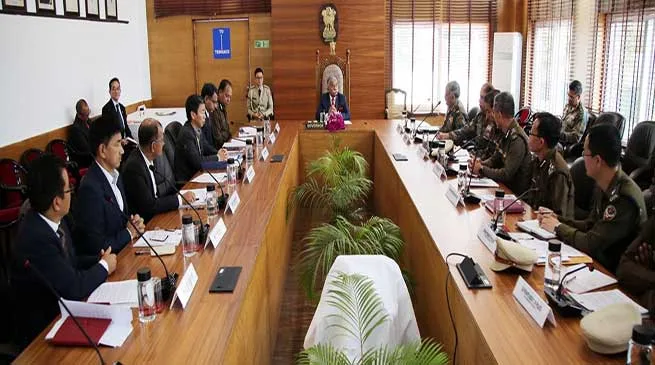 Arunachal Governor chairs high-level security meeting