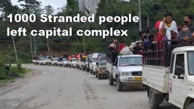 Arunachal: More than 1000 stranded people left Itanagar capital Complex