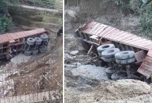 Itanagar- Driver, Handyman die as truck falls on gorge near shiv mandir