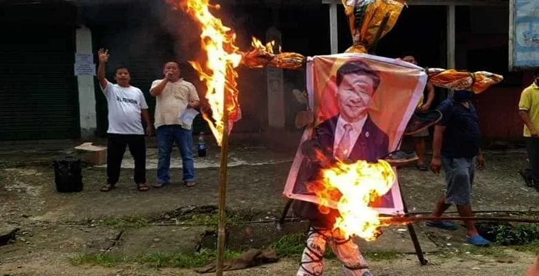 Arunachal: protest against china continue
