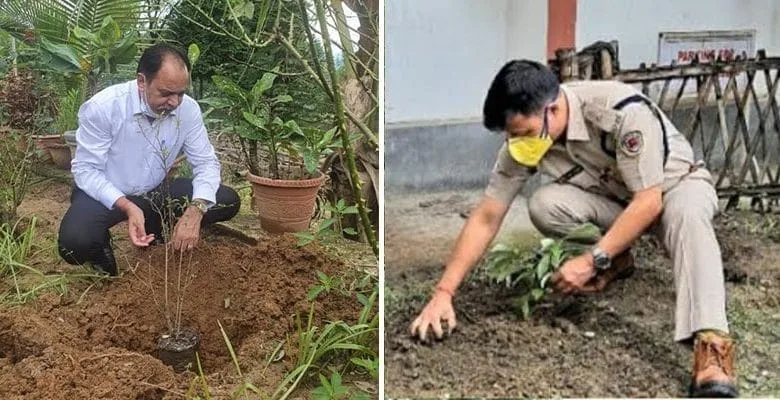 Itanagar- APP planted 4500 saplings across the state