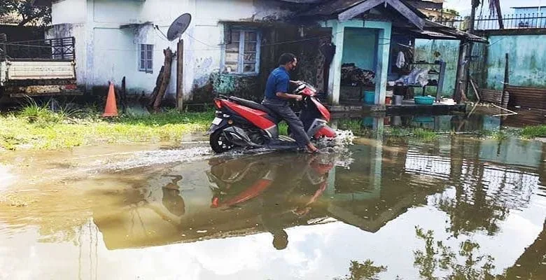 Arunachal: Doimukh OC's quarter remains flooded every monsoon since several years