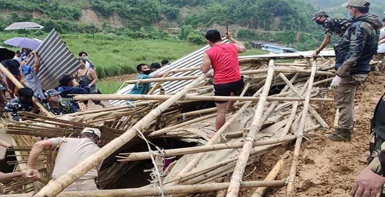 Arunachal: four people feared buried alive in Modirijo landslide