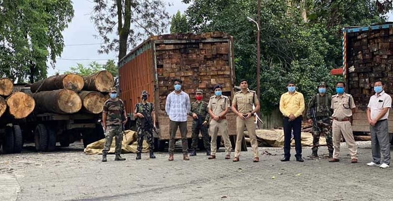 Arunachal- Roing Police Bust Illegal Timber Trade Racket