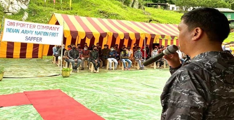 Arunachal CM attends Porter Raising Ceremony at Sapper