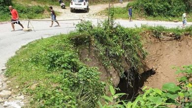 Itanagar: Culvert on Ganga-Jullang road may collapse any time