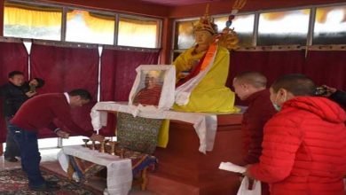The Chief Minister of Arunachal Pradesh, Pema Khandu on 20 Jul 2020 inaugurated the Prayer Hall with the statue of Guru Padma Sambhava at Chumi Gyatse in Tawang Dist.