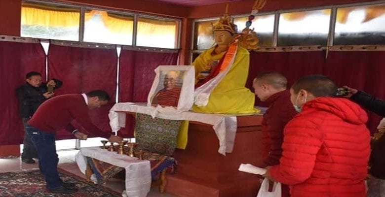 The Chief Minister of Arunachal Pradesh, Pema Khandu on 20 Jul 2020 inaugurated the Prayer Hall with the statue of Guru Padma Sambhava at Chumi Gyatse in Tawang Dist.
