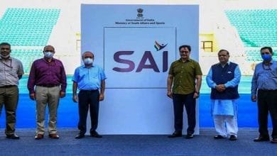 Kiren Rijiju unveils SAI's new logo