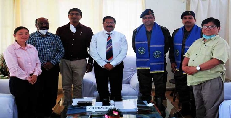 Arunachal: 1 APBN NCC Commanding Officer visits Rajiv Gandhi University