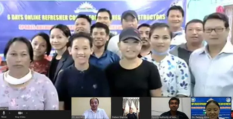 Arunachal: Six Day Refresher Course for “Coaches and Instructors of Sports Authority of Arunachal and Directorate of Sports” concludes