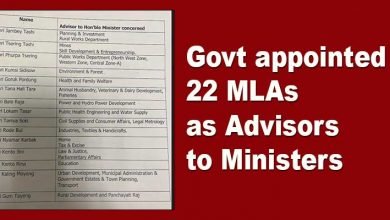 Arunachal Pradesh Govt appoints 22 MLAs as Advisors to Ministers