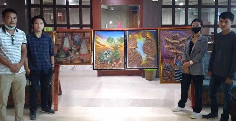 Arunachal: Painting Exhibition 'Avante Garde' held at Hotel Pybbs 
